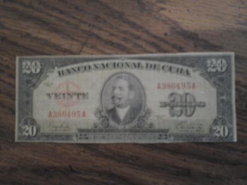 Vendo billetes de 5 10 20 pesos cubanos ant - Imagen 3