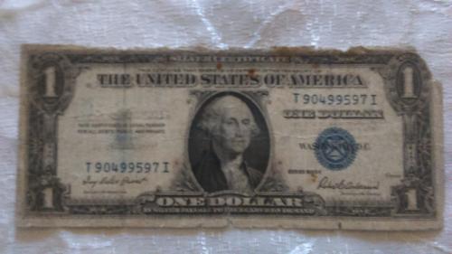 Vendo billete americano de 1 dólar del año  - Imagen 1