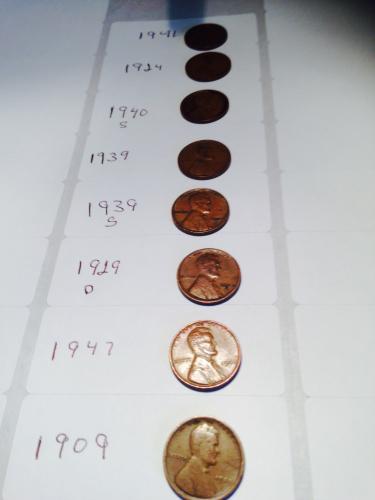 E n venta monedas de colecsion  1909 centavos - Imagen 1