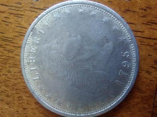 Vendo moneda de un dólar del Año 1795 mone - Imagen 1