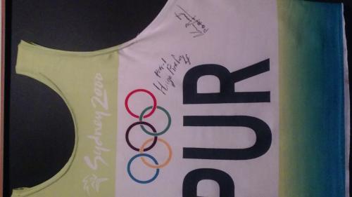 Camisa Olimpiadas Sidney 2000 PUR con firmas - Imagen 1