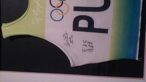 Camisa Olimpiadas Sidney 2000 PUR con firmas - Imagen 2