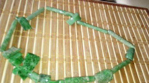 vendo collar de jade inperial maya encontrado - Imagen 2