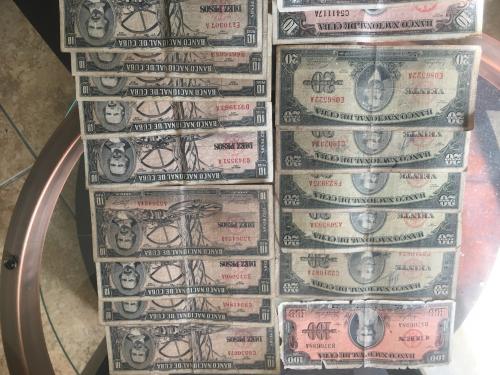 Vendo billetes antiguos cubanos de 100 pesos  - Imagen 1