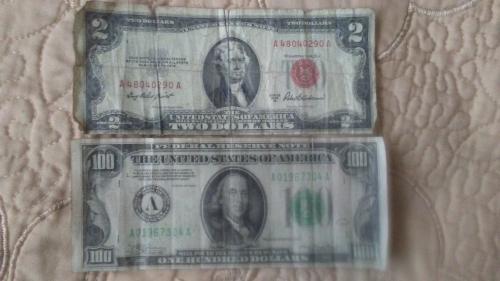 Vendo mis billetes uno de 100 dolares de 1934 - Imagen 3