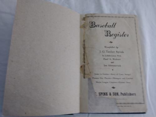 Libro antiguo (baseball register )no tengo i - Imagen 3