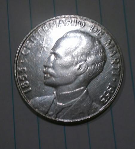 Moneda de Cuba un PesoCentenario de Marti(19 - Imagen 1