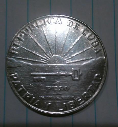 Moneda de Cuba un PesoCentenario de Marti(19 - Imagen 2