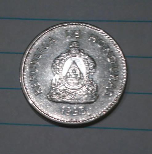 Moneda Republica de Honduras cincuenta centav - Imagen 2