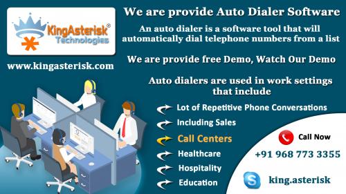 kingasterisk Auto Dialer Software is an outbo - Imagen 1
