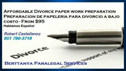 AFFORDABLE DIVORCE PAPERWORK PREPARATION IN C - Imagen 1