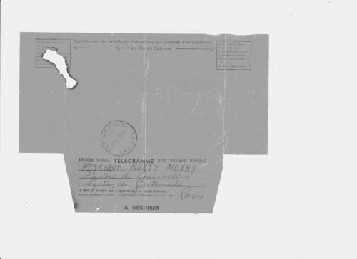 vendo telegrama de pablo picasso data 1951 - Imagen 2