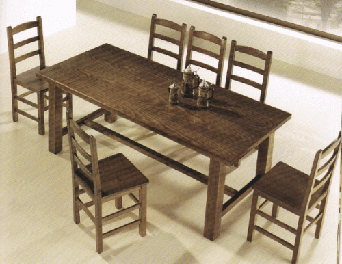 Chairs tables and wooden stools for hotels r - Imagen 2