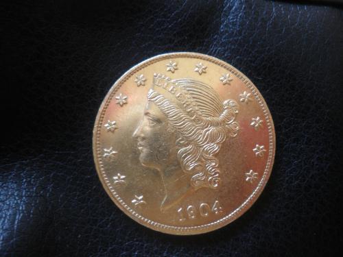 I am selling 20 dollar gold coin 1944double  - Imagen 1