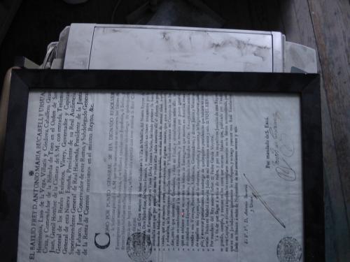 documento muy antiguo de 1776firmado por e - Imagen 1