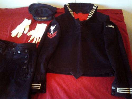 Vendo American Navy Uniform 1940s Second Wo - Imagen 1